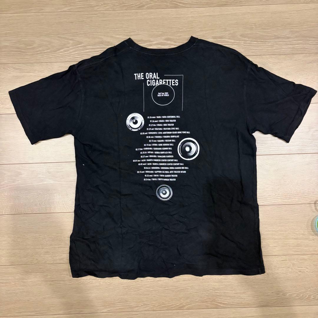 THE ORAL CIGARETTES 2022 Tシャツ 黒 Lサイズ — image 2