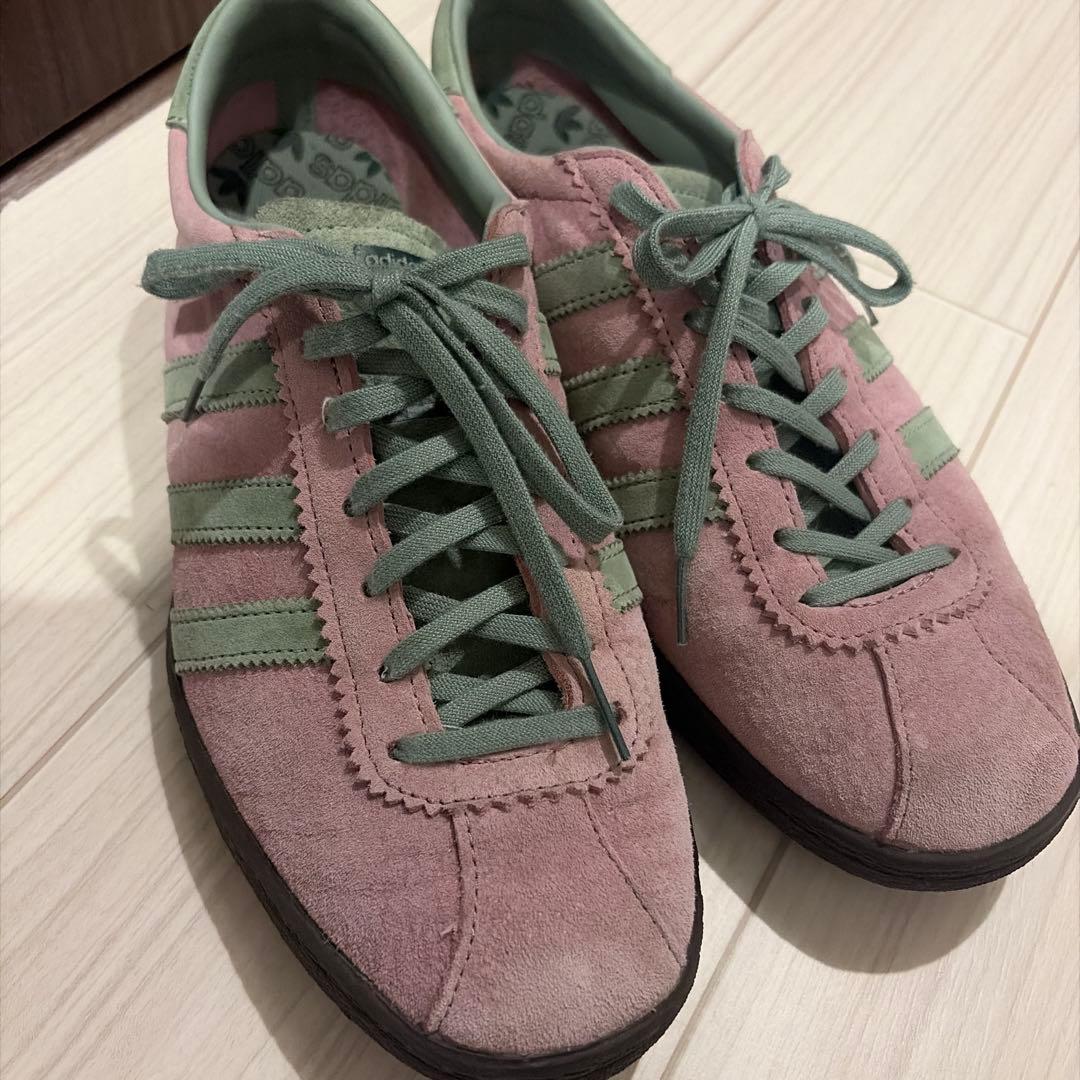 adidas タバコ スニーカー ピンク/グリーン — image 3