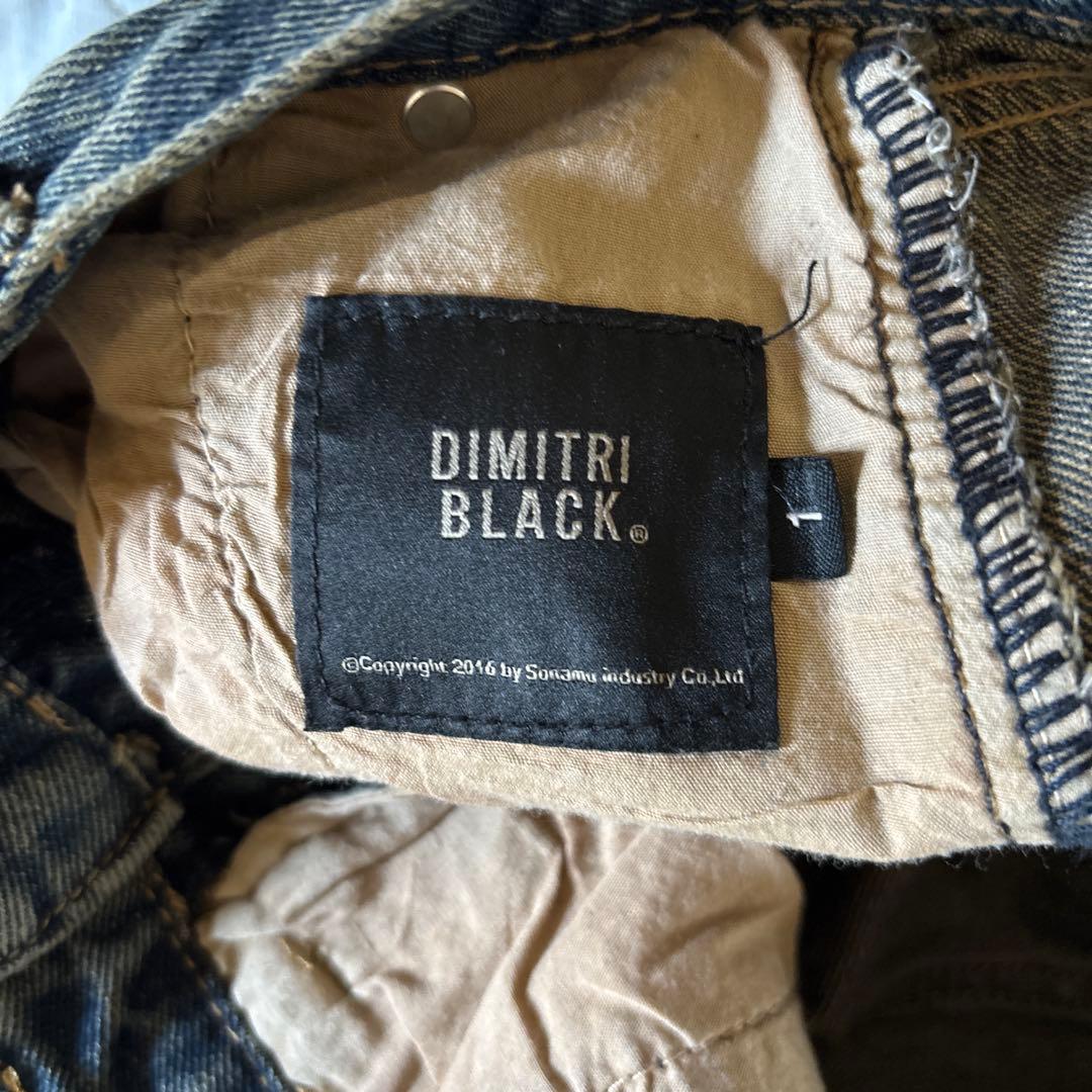 DIMITRI BLACK denimバギーカーゴショーツ — image 5
