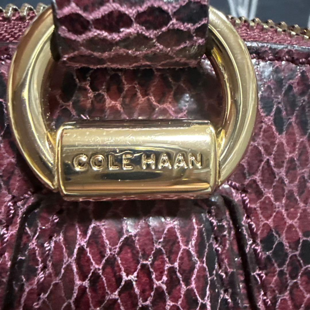 COLE HAAN パイソン柄 ハンドバッグ — image 4