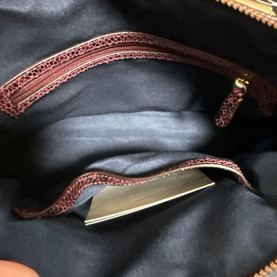 COLE HAAN パイソン柄 ハンドバッグ — image 5