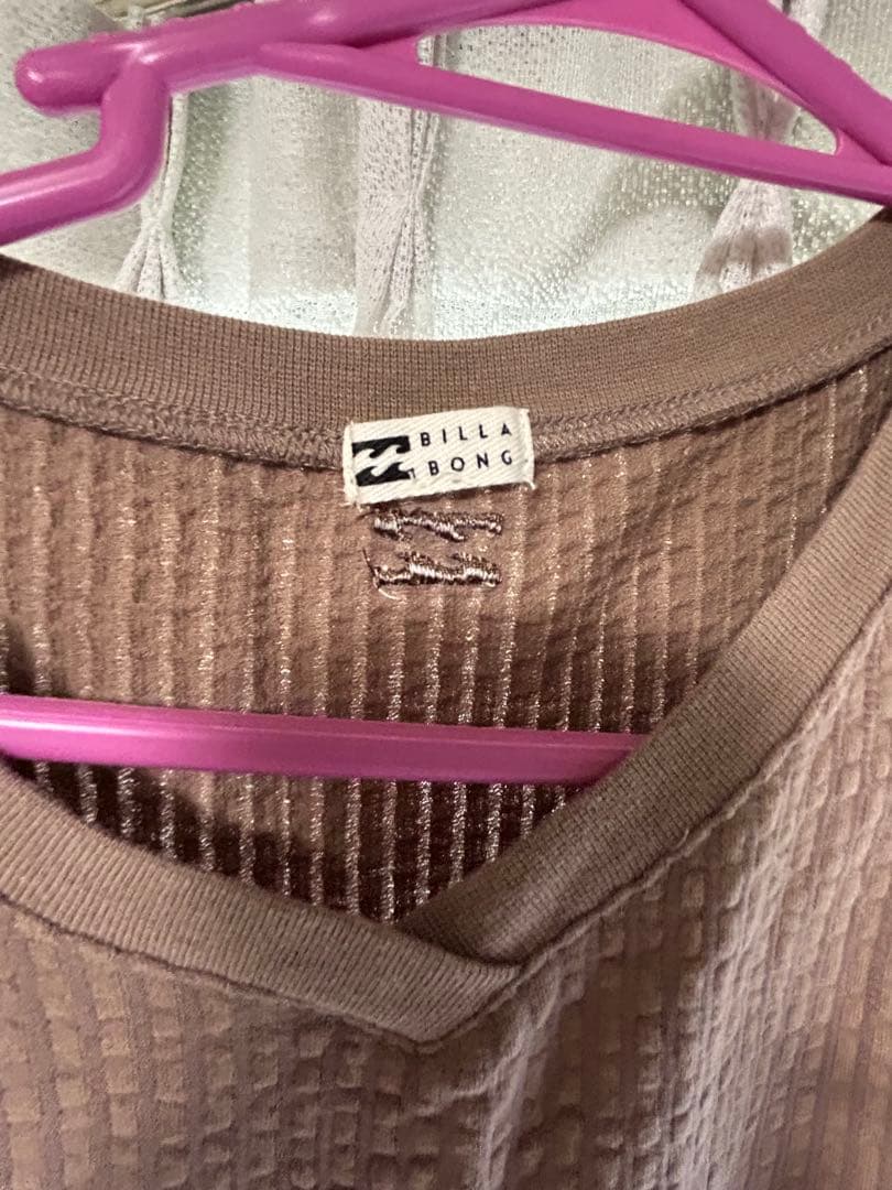 BILLABONG ビラボン ロングワンピース M ブラウン ワッフル生地 — image 5