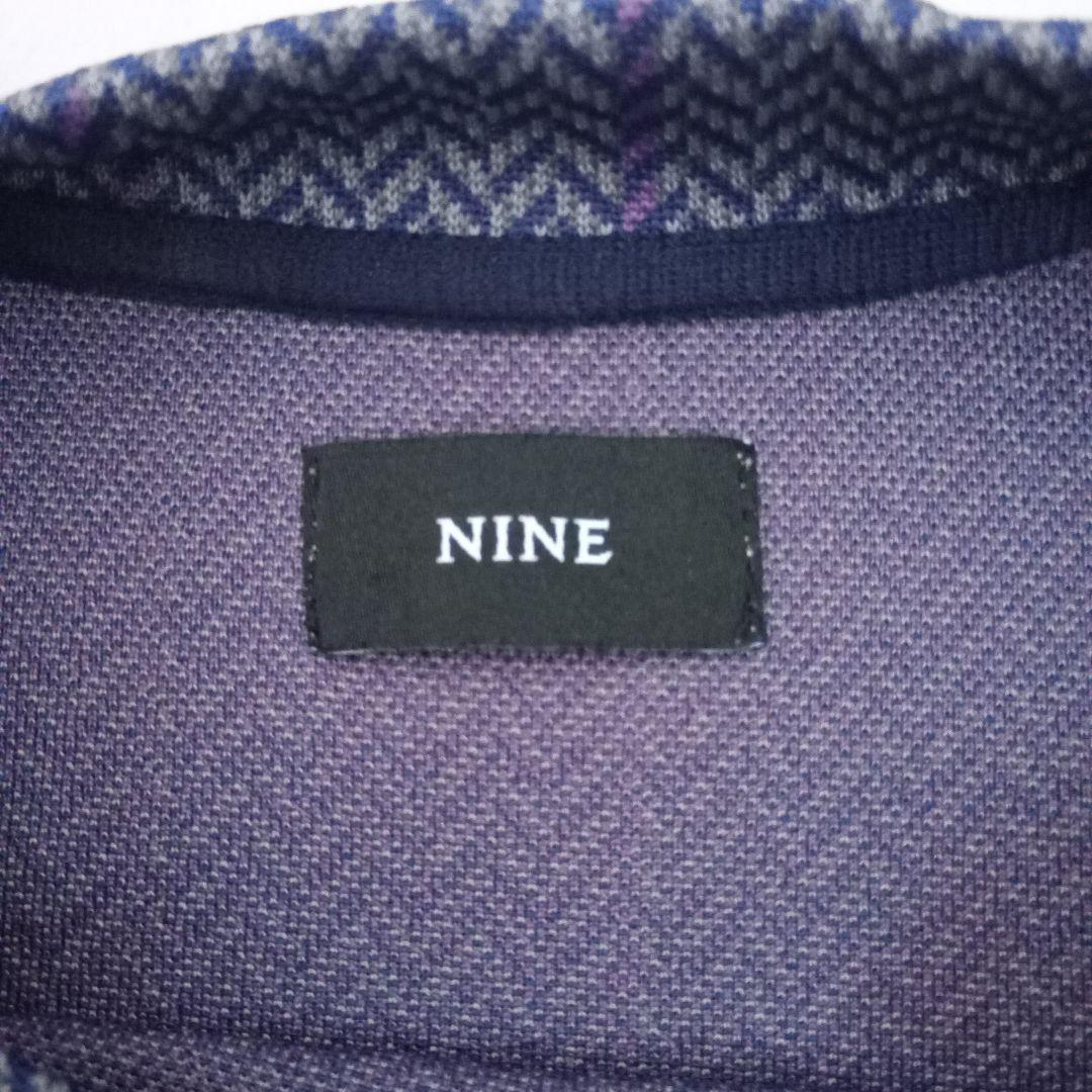 NINE　長袖トップス　ブルー×パープル — image 5