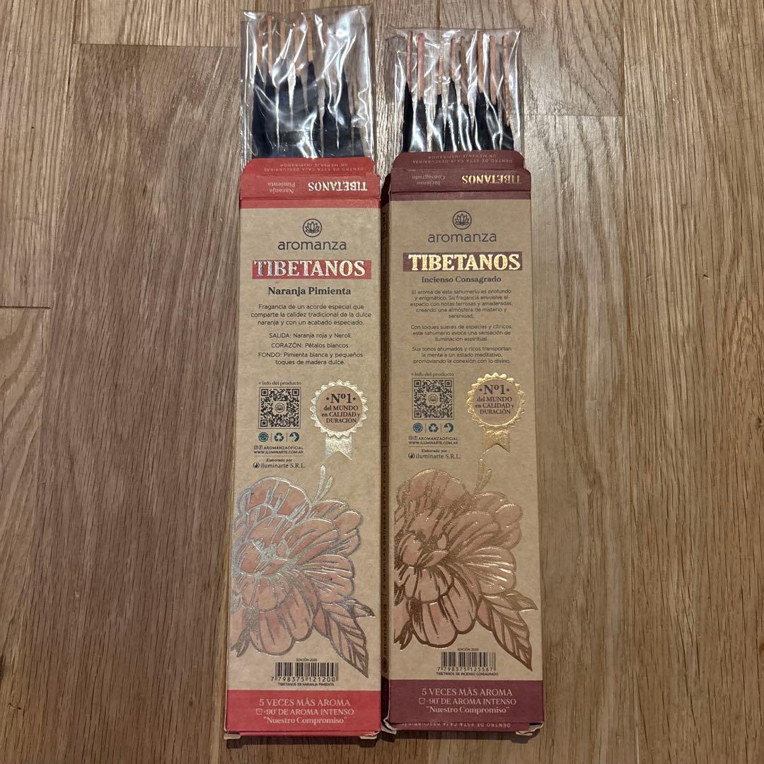 日本未発売　Aromanza TIBETANOS お香 オレンジペッパー他 — image 2