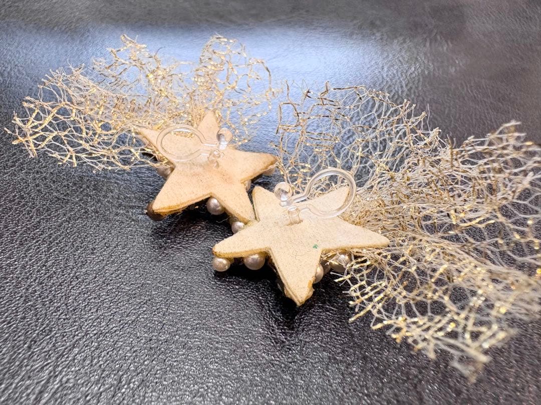 スターモチーフ ビジュー イヤリングアクセサリー — image 5