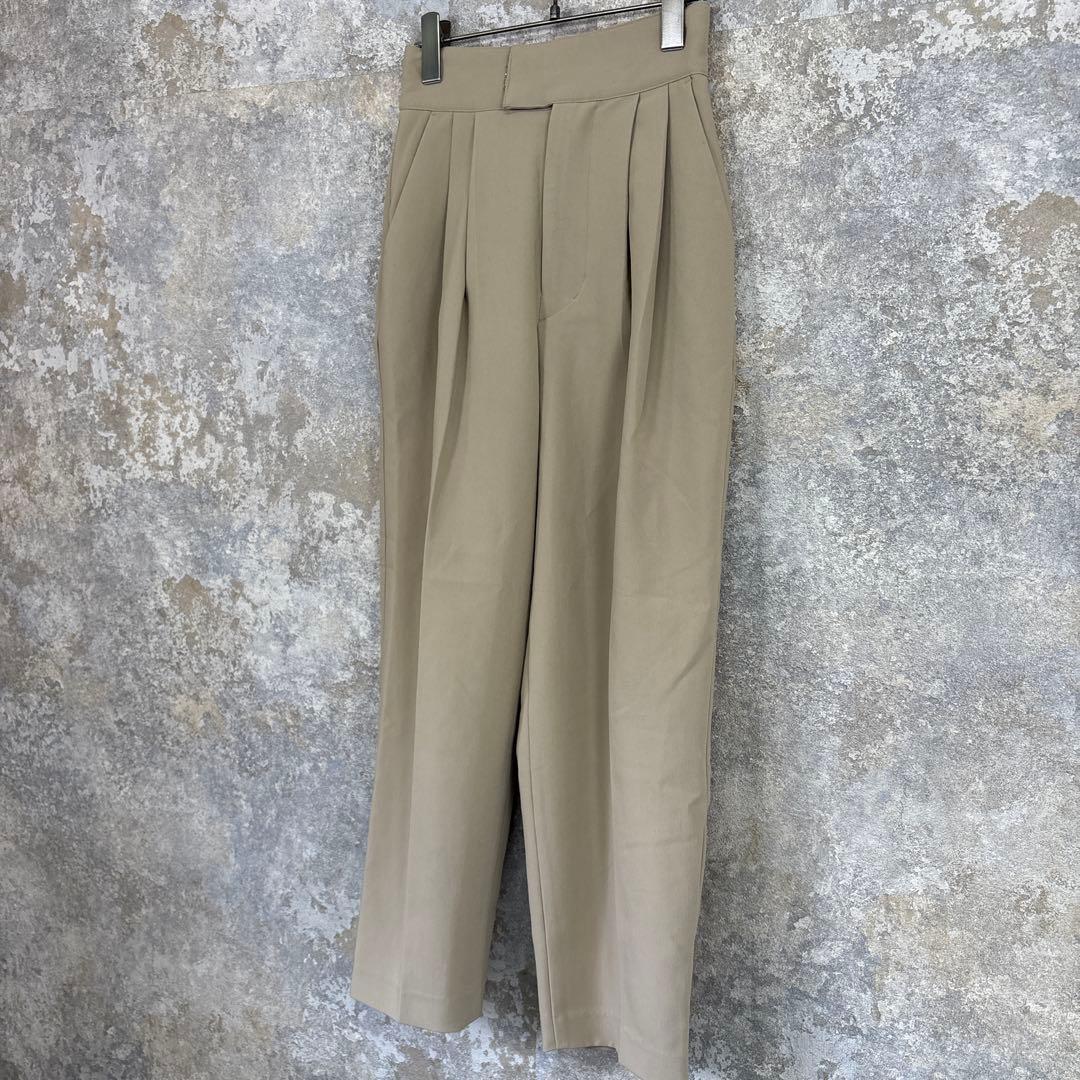 COTORICA タックワイドパンツ ベージュ 新品未使用 S きれいめ ゴム — image 2