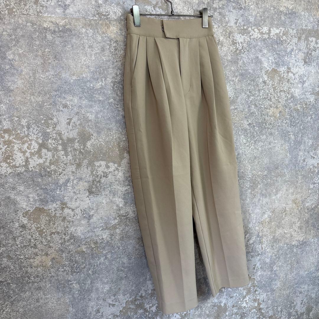 COTORICA タックワイドパンツ ベージュ 新品未使用 S きれいめ ゴム — image 3