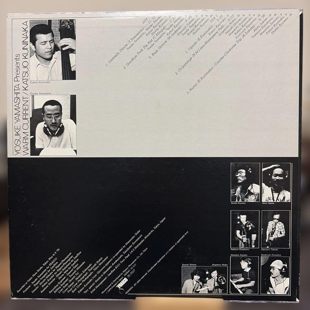 WARM CURRENT / KATSUO KUNINAKA LP レコード — image 4