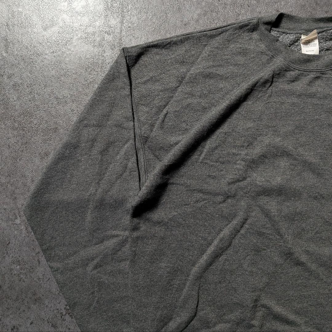 Hanes EcoSmart 無地スウェット XL 灰 — image 4