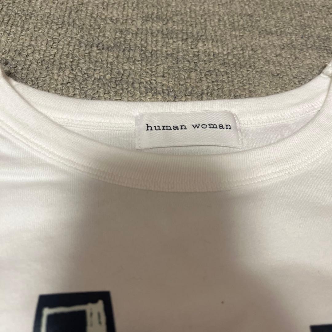 human woman 長袖 カットソー rouge français — image 2