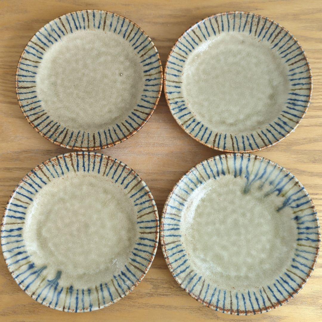 【OUTLET】美濃焼 松葉 ケーキ皿 取り皿 4点セット — image 2