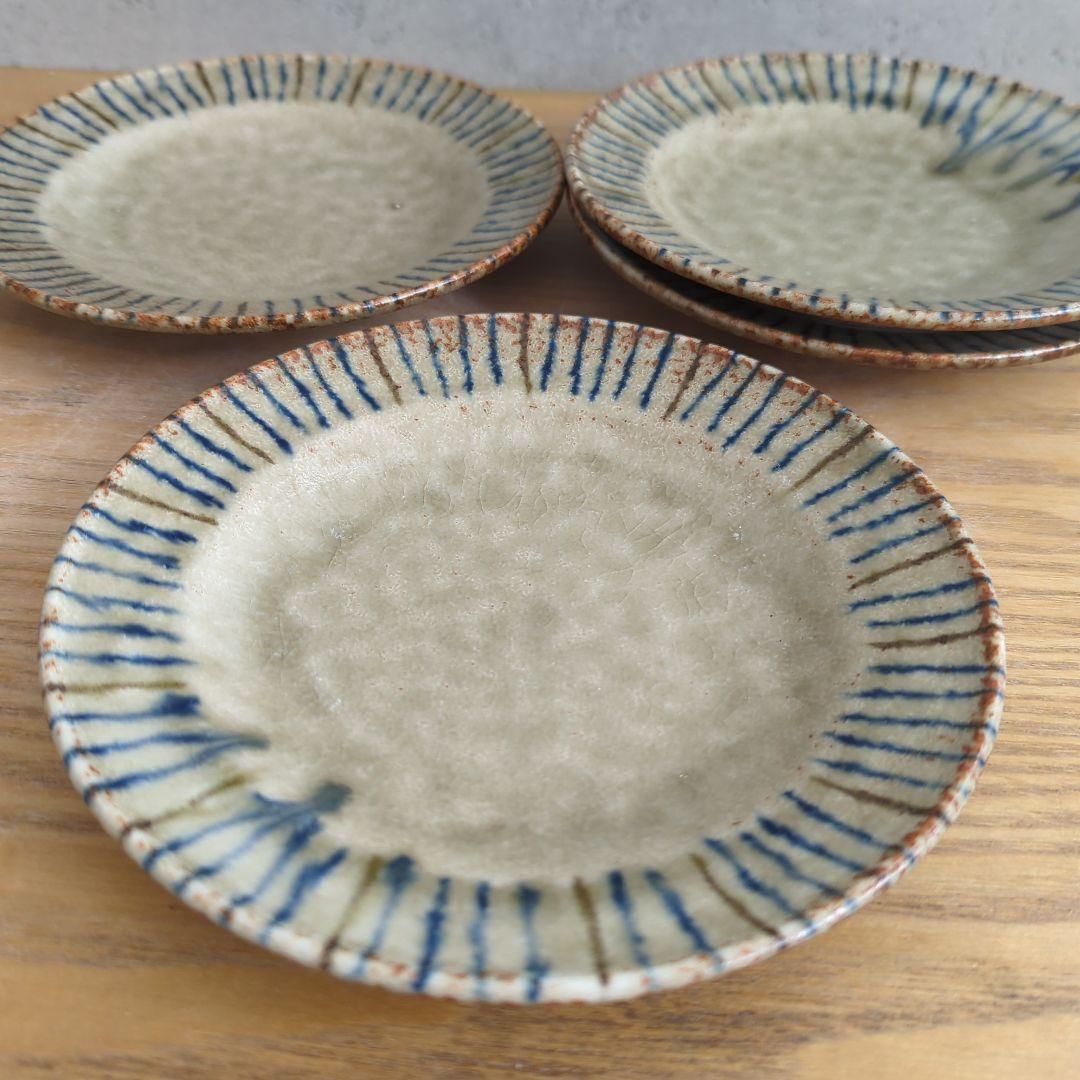 【OUTLET】美濃焼 松葉 ケーキ皿 取り皿 4点セット — image 4