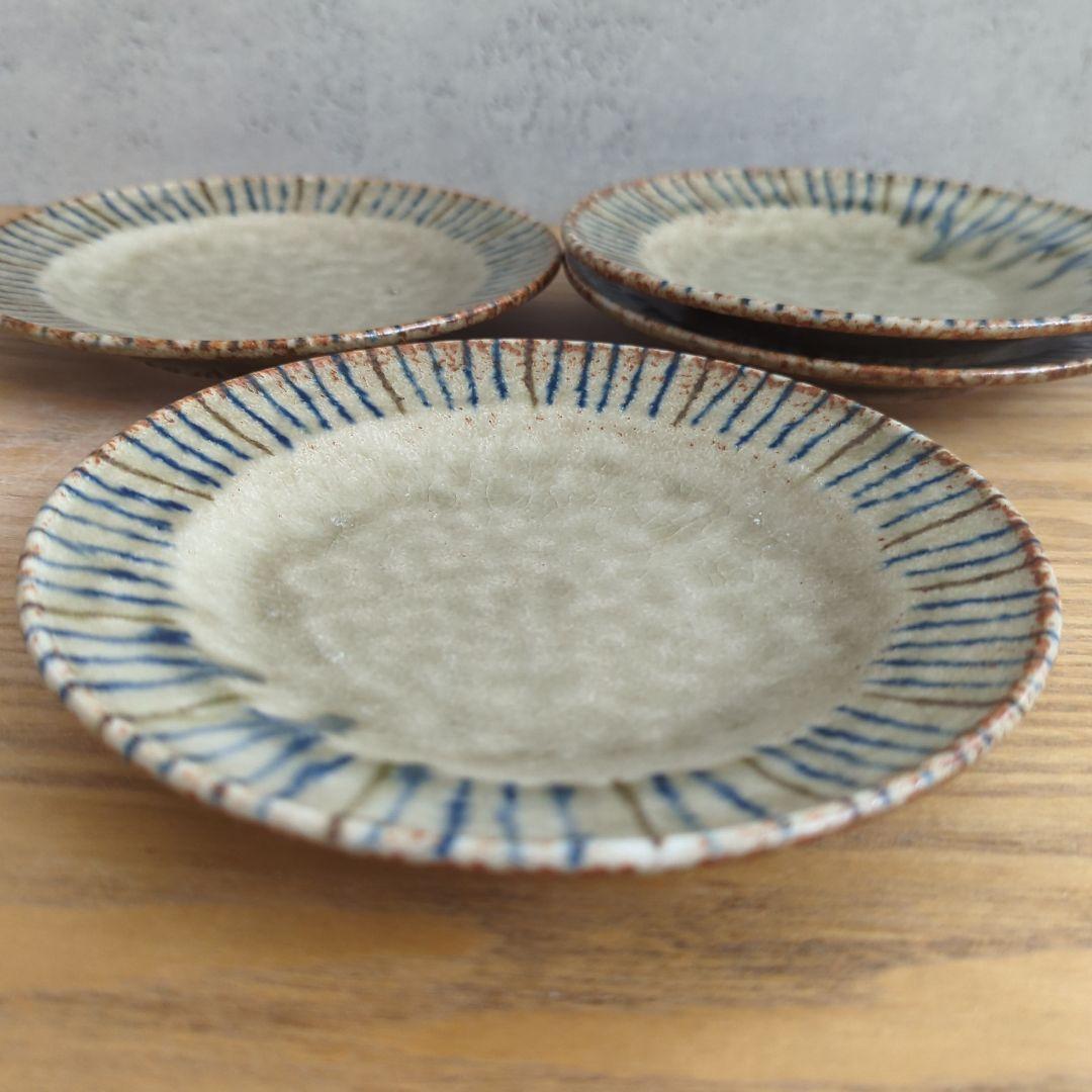【OUTLET】美濃焼 松葉 ケーキ皿 取り皿 4点セット — image 5