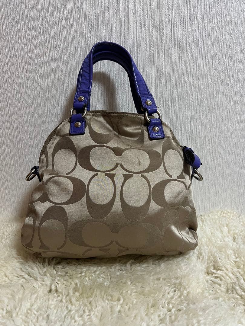 廃盤品　COACH ショルダーバッグ 2way チャーム付き　F21713 — image 2