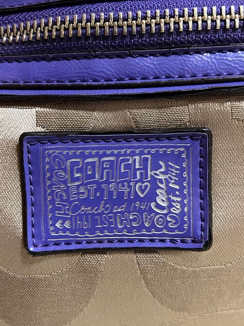廃盤品　COACH ショルダーバッグ 2way チャーム付き　F21713 — image 5