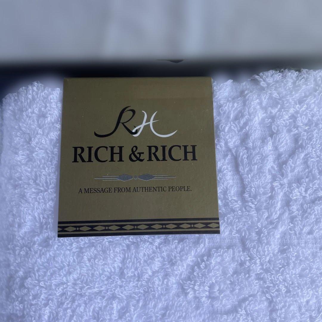 お値下げ 未使用 RICH & RICH バス・フェイスタオル 3枚 ホテル仕様 — image 5