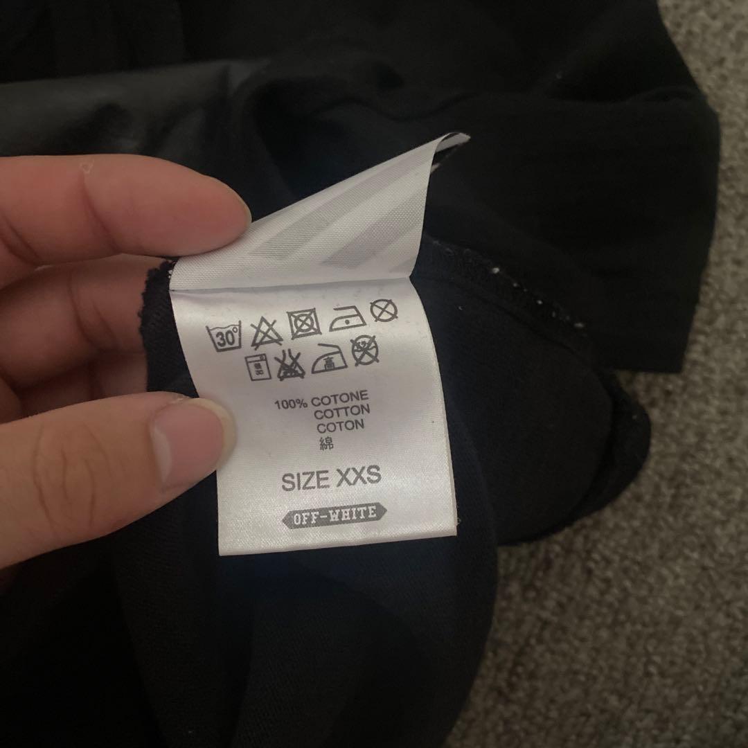 OFF-WHITE Tシャツ ブラック オーバーサイズ — image 4