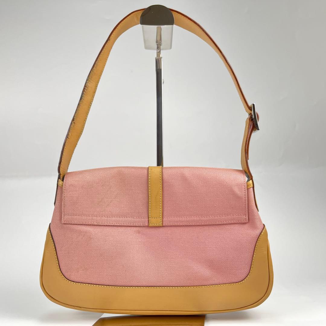 GUCCI グッチ Jackie ジャッキー GGキャンバス ピンク ベージュ — image 3