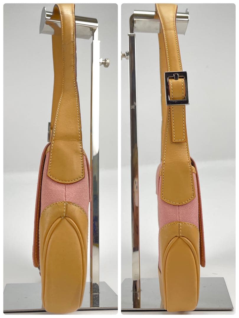 GUCCI グッチ Jackie ジャッキー GGキャンバス ピンク ベージュ — image 4