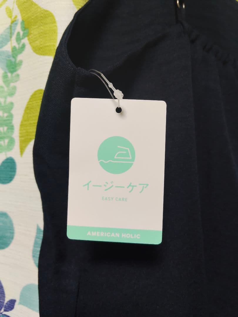 AMERICAN HOLIC キャミソールワンピース ネイビー Lサイズ — image 5