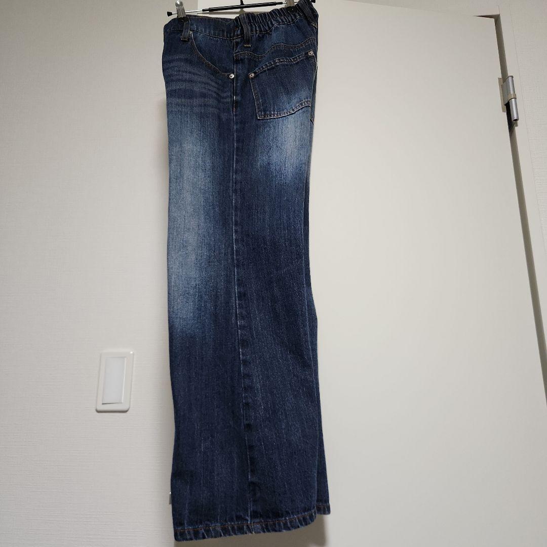 CLEL ヴィンテージデザイン パンタロンデニムパンツXSサイズインディゴブルー — image 2