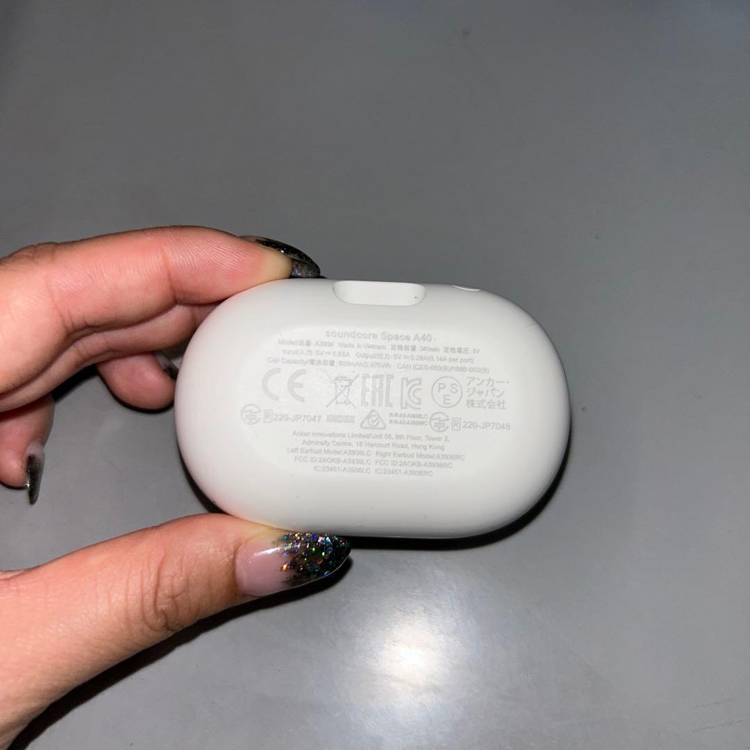 【箱付き/動作確認済】Soundcore Space A40 ケース・右耳本体 — image 3