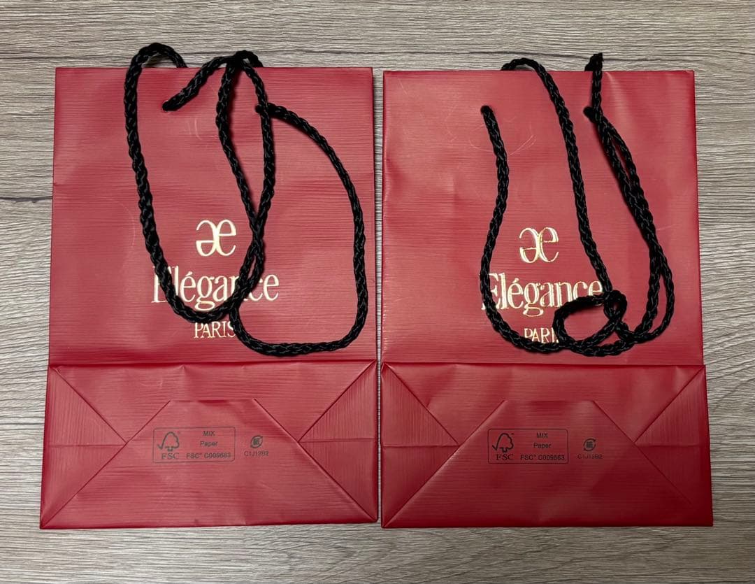 Elégance PARIS ショップ袋 2枚セット — image 2