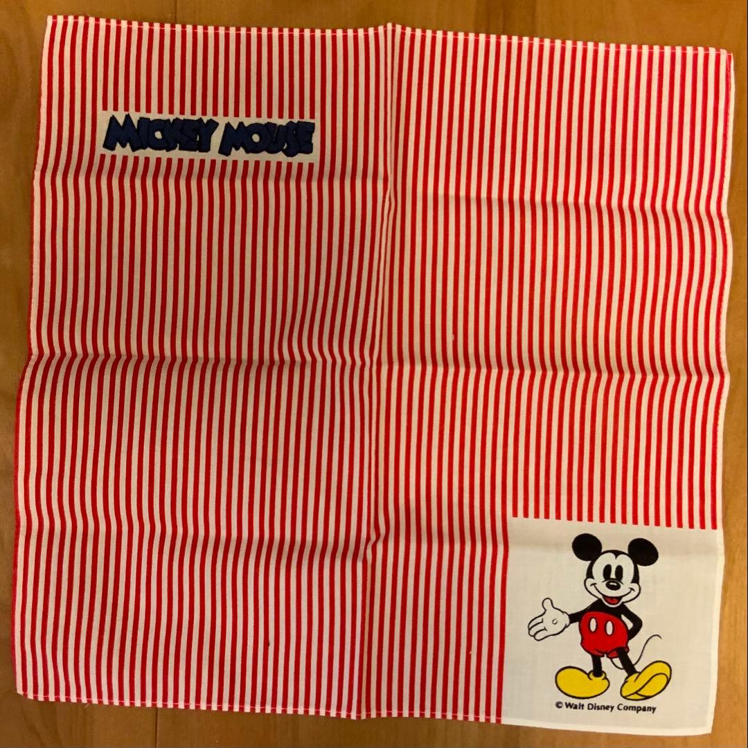 年代物　　ミッキー　ハンカチ　29×29㎝ — image 3