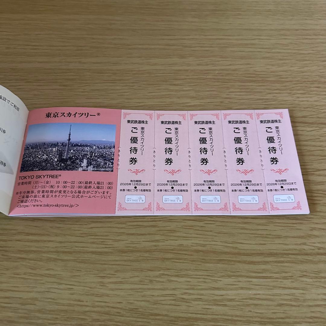 東武鉄道 株主ご優待券 2026年12月31日まで — image 3