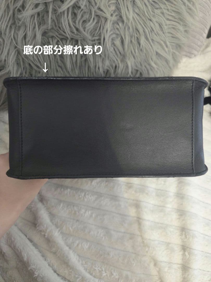 フルラ ショルダーバッグ 2way 黒 レザー キルティング ウェーブ — image 5