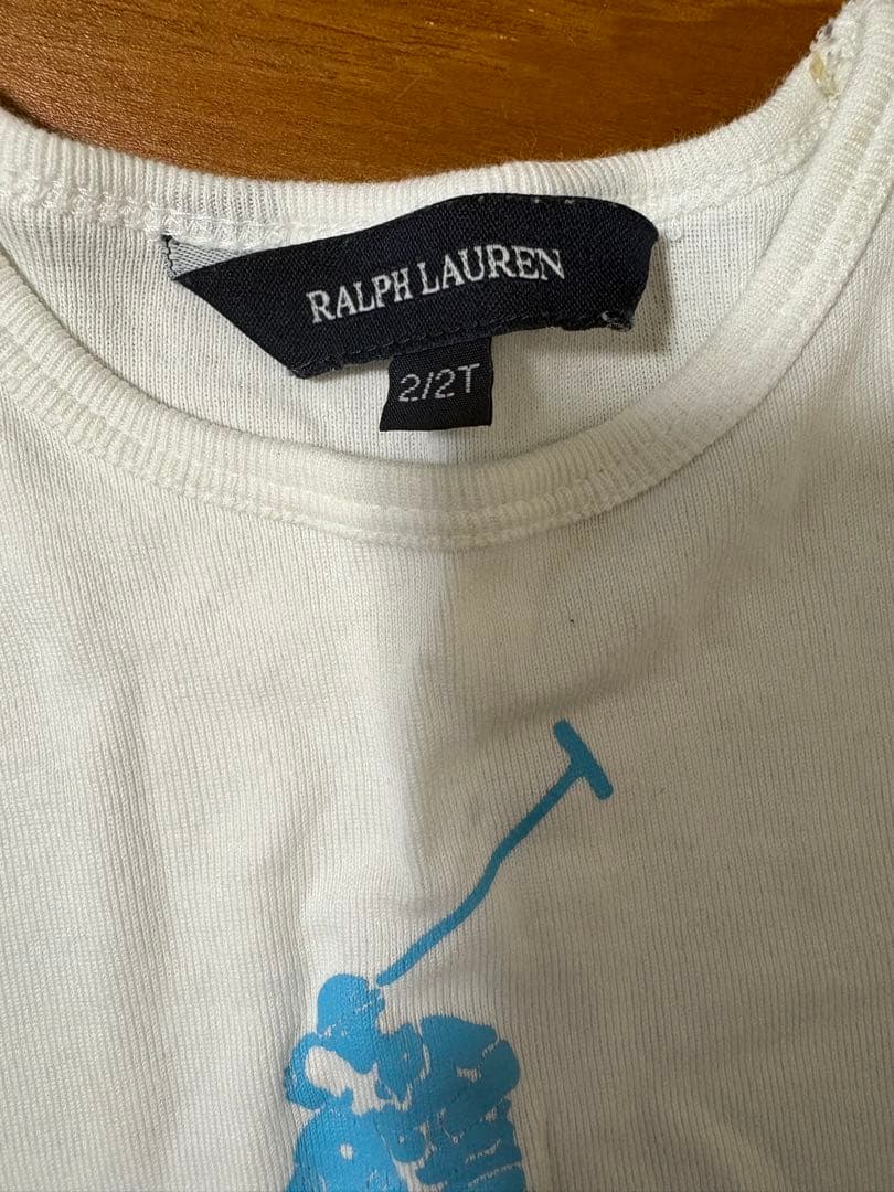 RALPH LAUREN 半袖Tシャツ ホワイト 2/2T — image 2