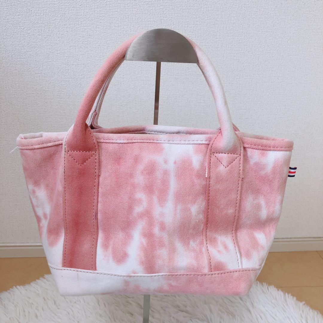 人気完売⭕️BAYFLOW 20SタイダイロゴトートS ピンク　ベイフロー　希少 — image 4