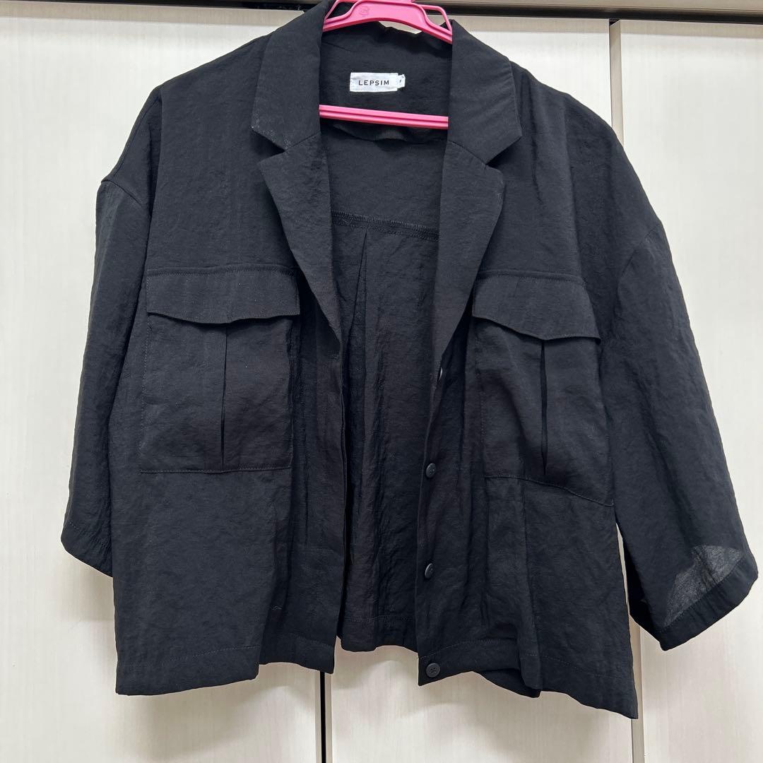 オーブリー様専用⭐︎ LEPSIM レプシム　シャツ　ブラック — image 3