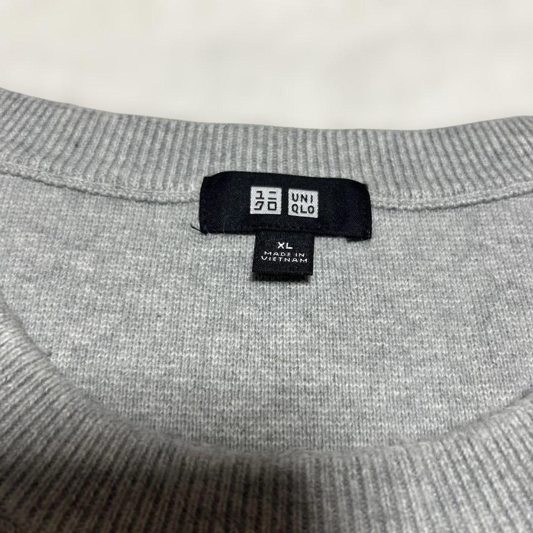 UNIQLO クルーネックセーター グレー XLサイズ — image 2