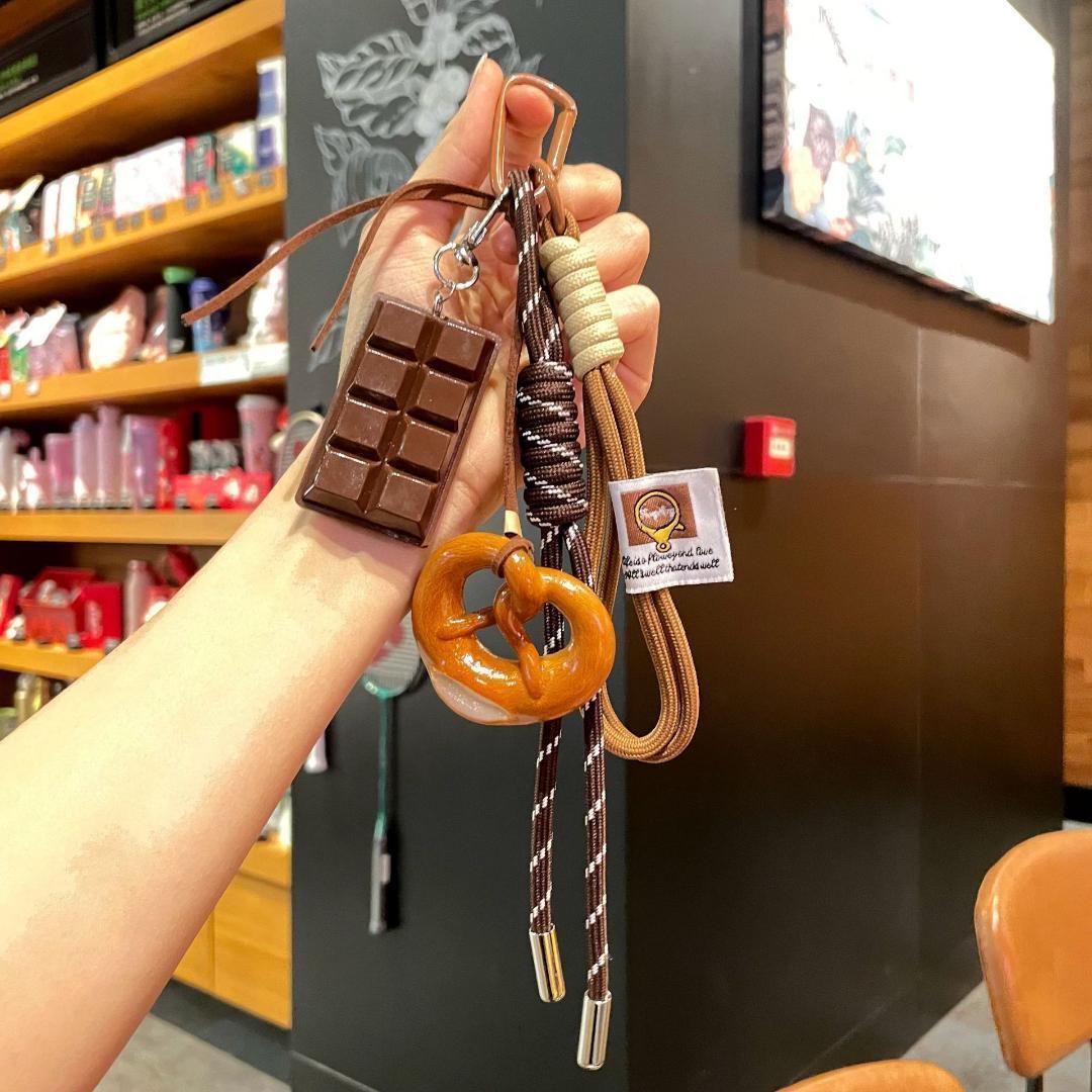じゃらじゃらチャーム パラコード スイーツ チョコ プレッツェル ビスケット — image 2