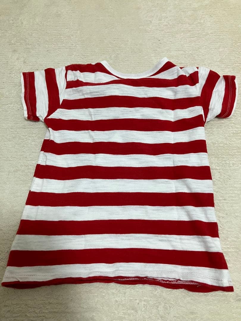Ocean & Ground ボーダーTシャツ デニムポケット — image 3