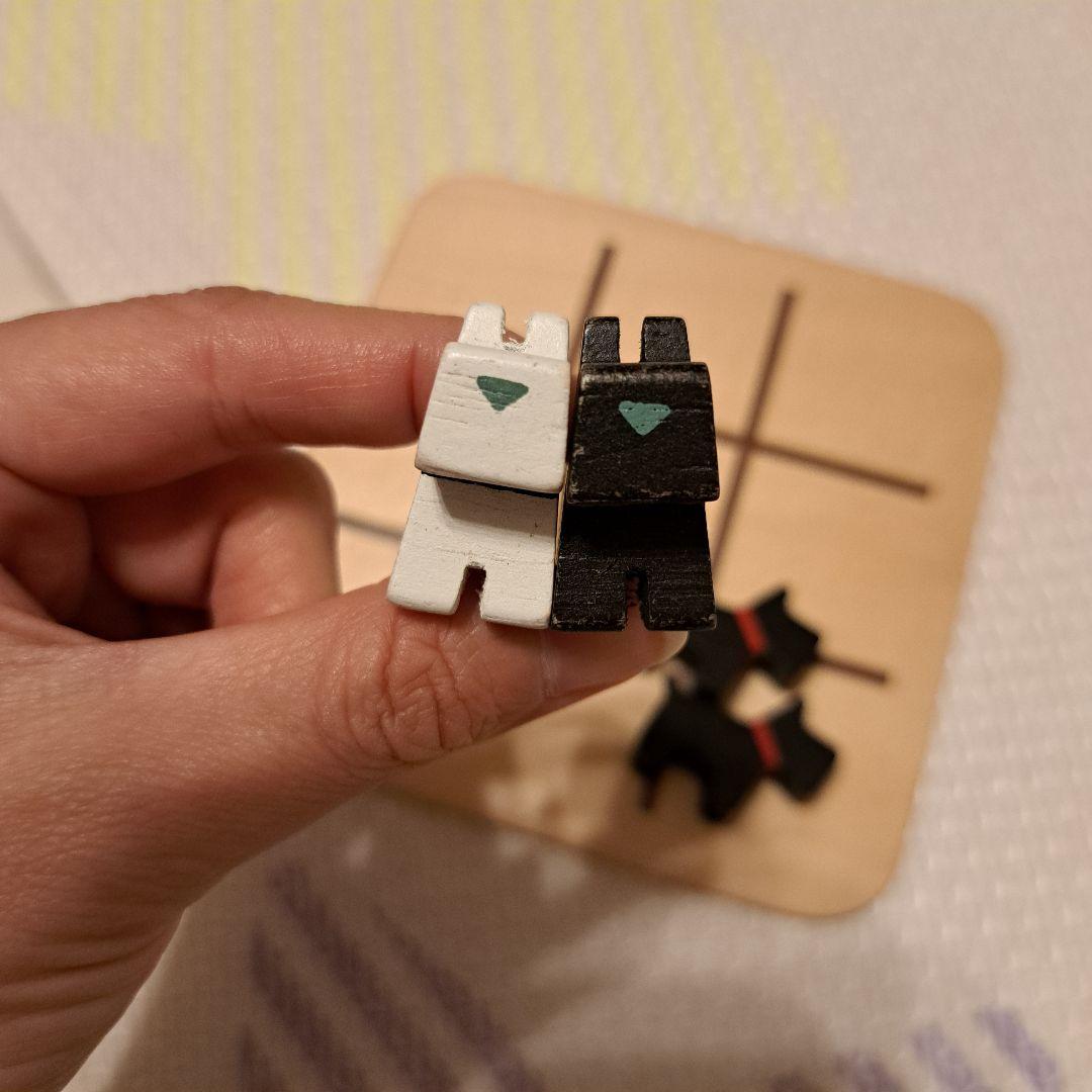 無印良品　モルピオン スコティッシュテリア ゲーム　まるばつゲーム　白黒　オセロ — image 5