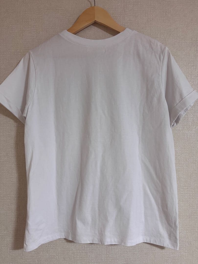 未使用　ミラ　オーウェン　袖折り返し3段ロゴTシャツ — image 2