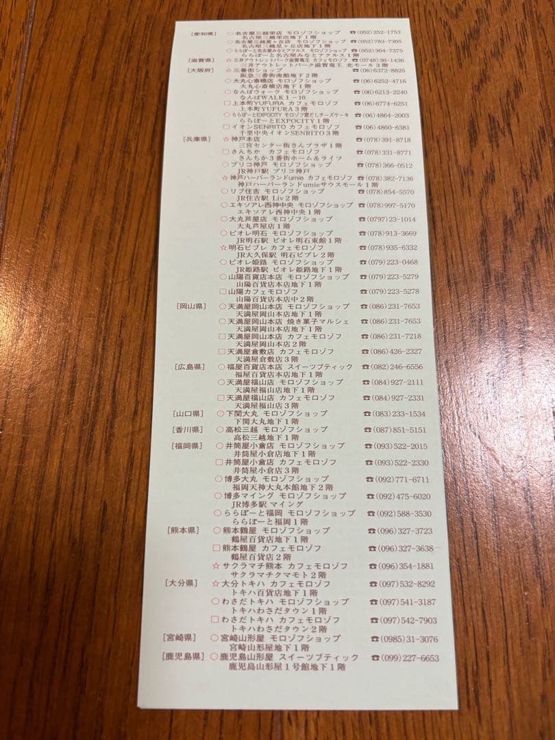 モロゾフ 株主優待券 20枚綴 1冊 — image 5