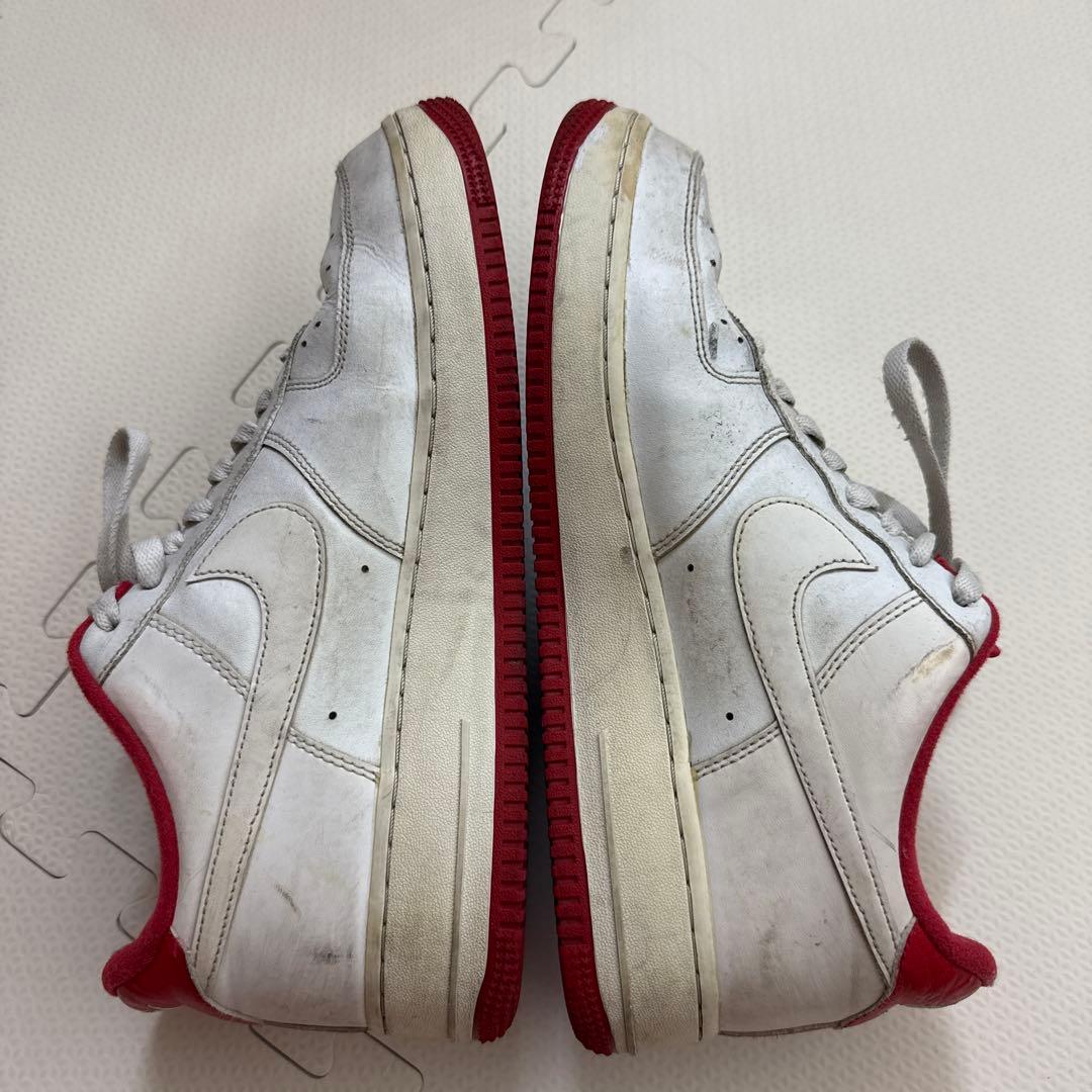 NIKE AIR FORCE 1 ホワイト レッド スニーカー — image 2