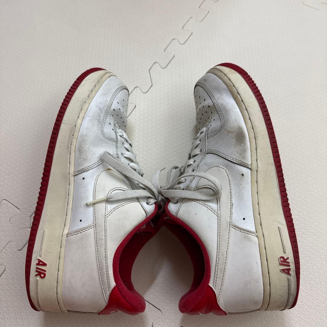 NIKE AIR FORCE 1 ホワイト レッド スニーカー — image 3