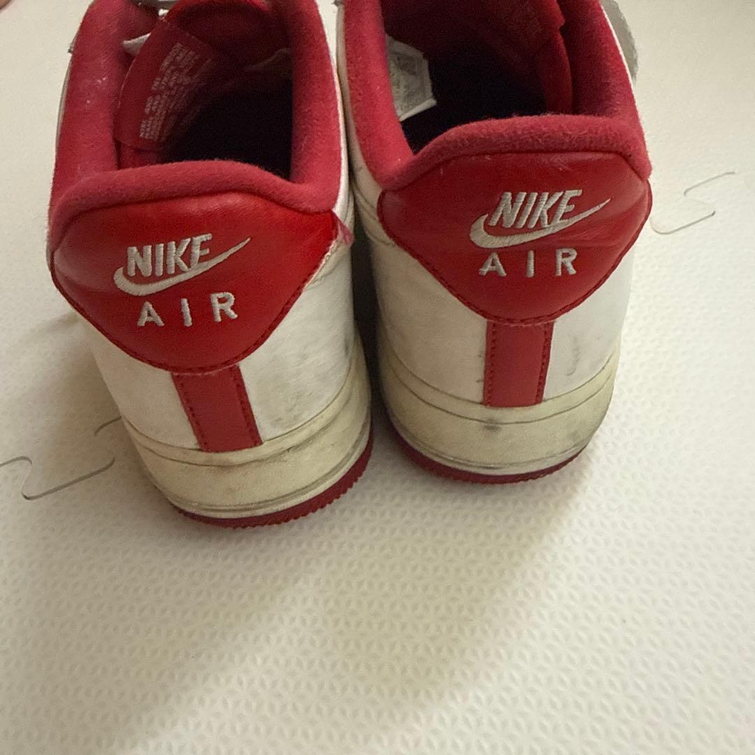 NIKE AIR FORCE 1 ホワイト レッド スニーカー — image 4