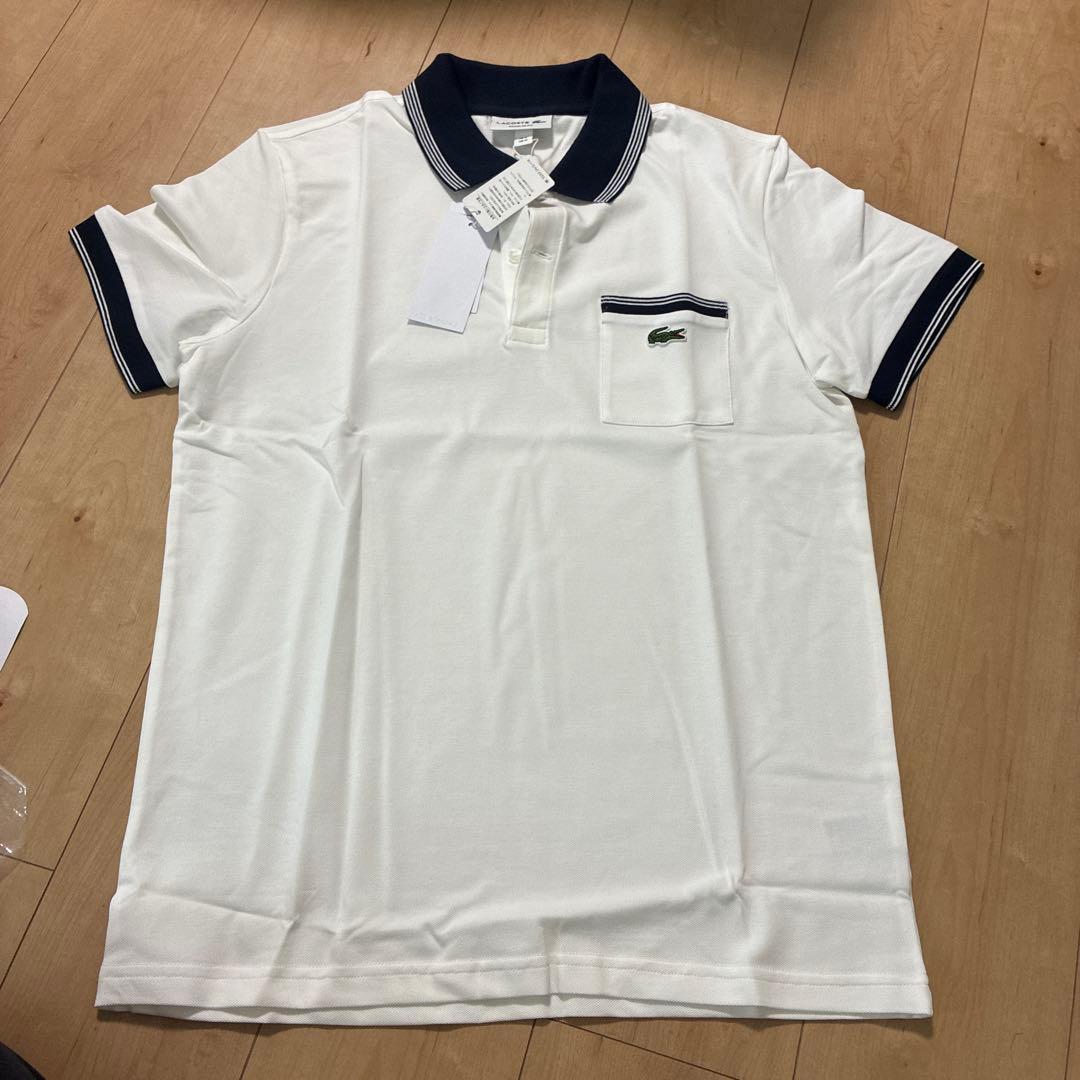 LACOSTE ポロシャツ PH4801L ホワイト　タグ付き — image 2
