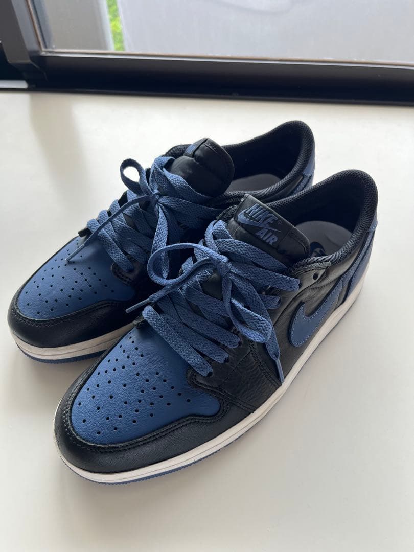 Nike Air Jordan 1 Low Black Blue — image 2