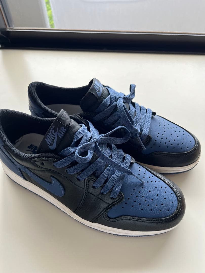 Nike Air Jordan 1 Low Black Blue — image 3