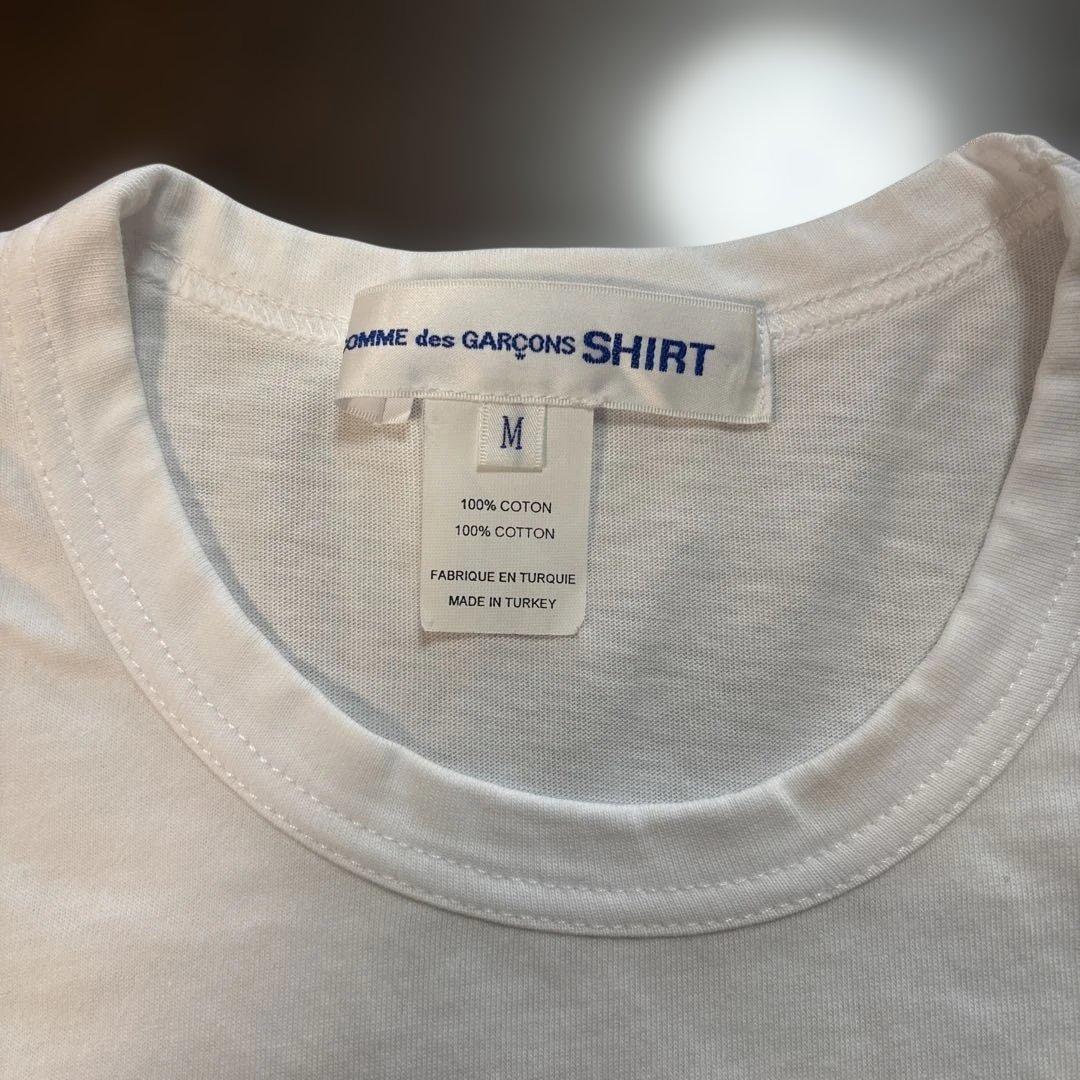 COMME des GARCONS SHIRT ホワイト Tシャツ M — image 2