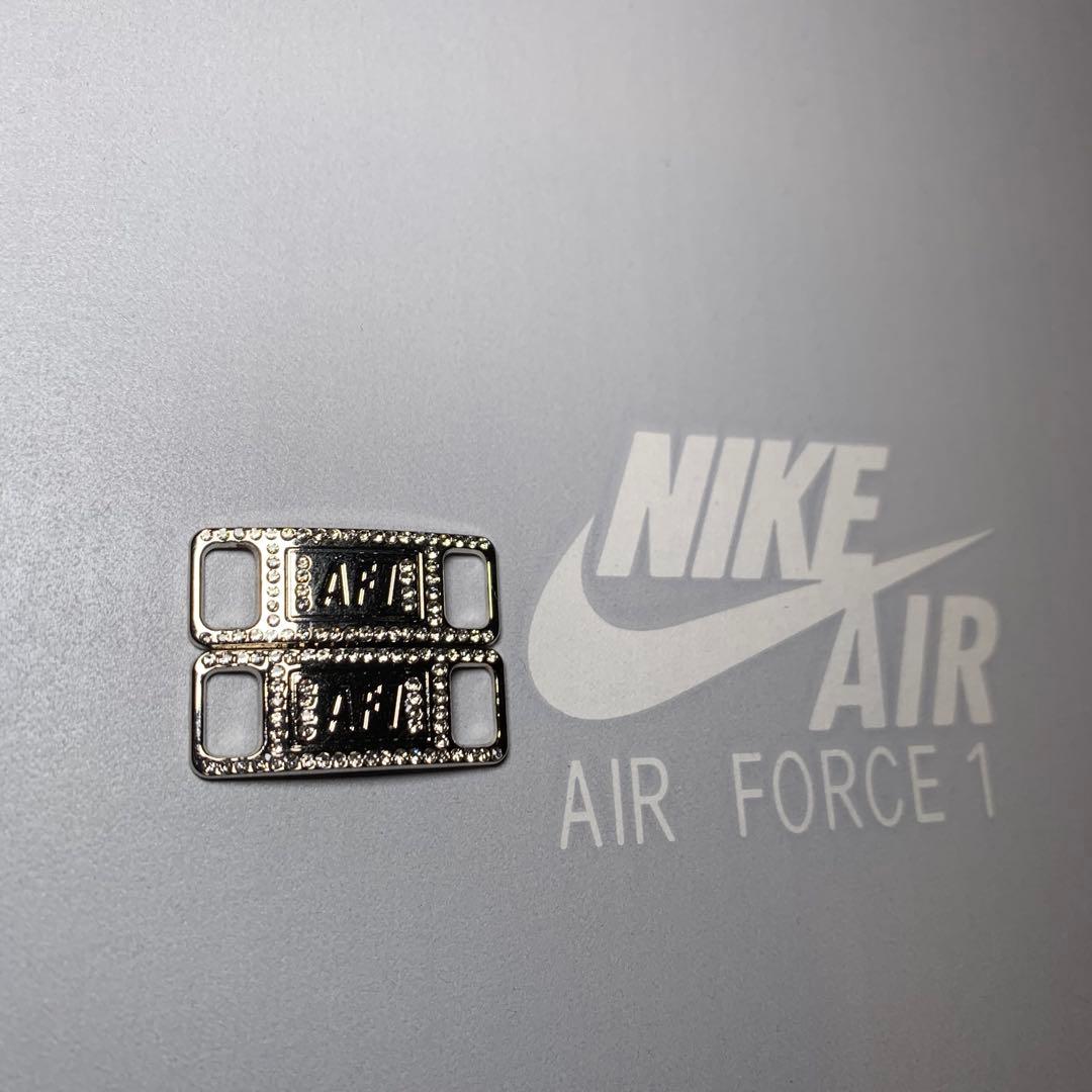【ダイヤモンドシルバー】 エアフォース デュブレ af1 靴紐 韓国 — image 2
