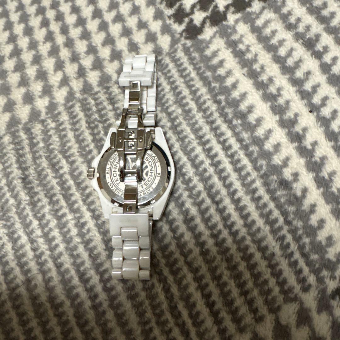 TECHNOS セラミック 腕時計 ホワイト — image 2