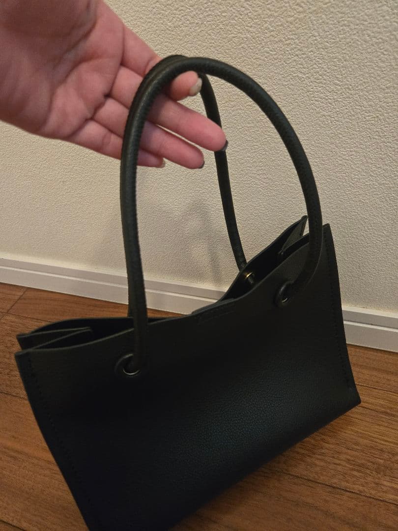 ブラック ハンドバッグ ミニトートバッグ — image 4