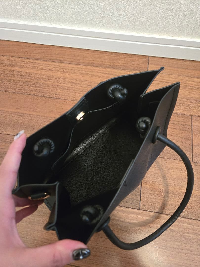 ブラック ハンドバッグ ミニトートバッグ — image 5
